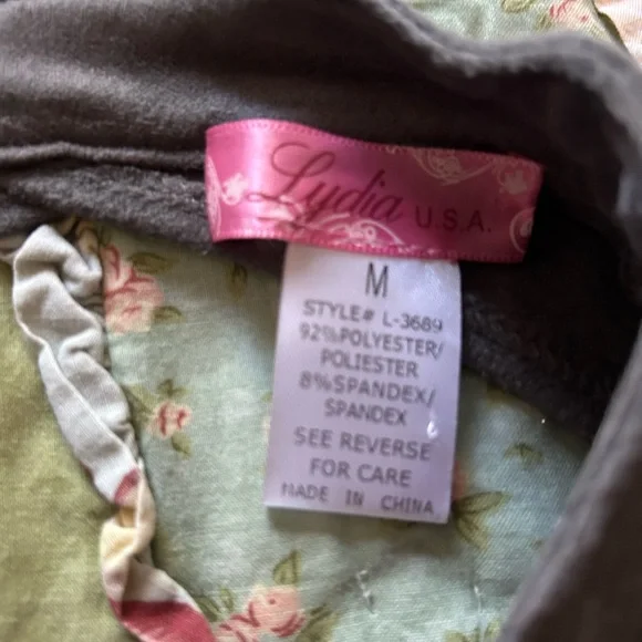 Women's Charcoal Lace-Up Vest - Picture 3 of 3